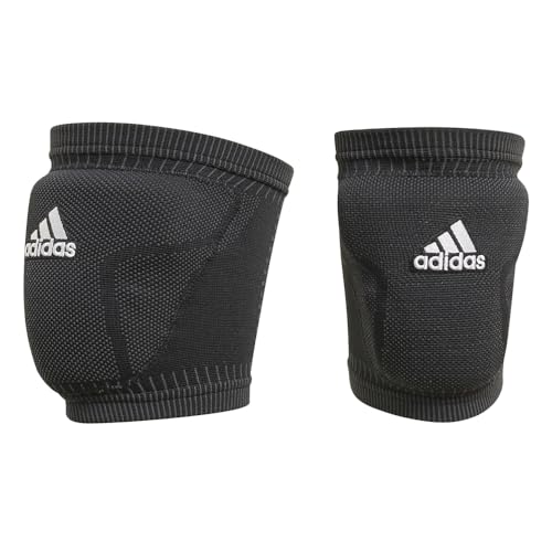 adidas Unisex-Adult Primeknit Knee Pad, Black/White, Medium