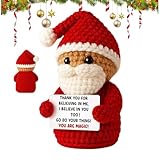 Navidad Crochet Decoración Linda Fiesta De Invierno Inspirante Y Papá Para Familia Adultos Niños Niñas Adolescentes Padres Colegas