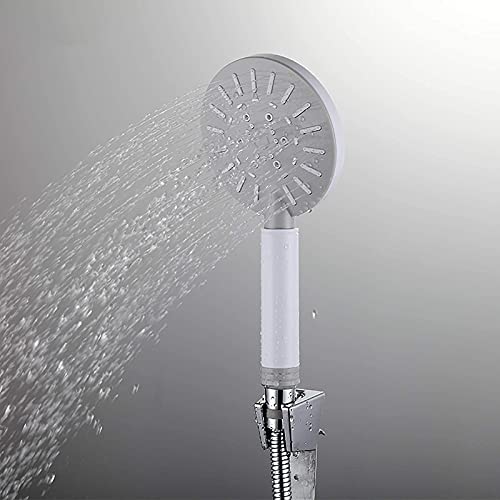 Cabezal de Ducha Portátil LaseVe ABS Blanco y Gris miniatura 3