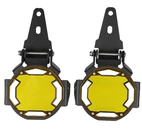 Couvercle Lampe Protection Antibrouillard Rabattable Moto R1200GS Grille Cover Phare Jaune 2006-2023