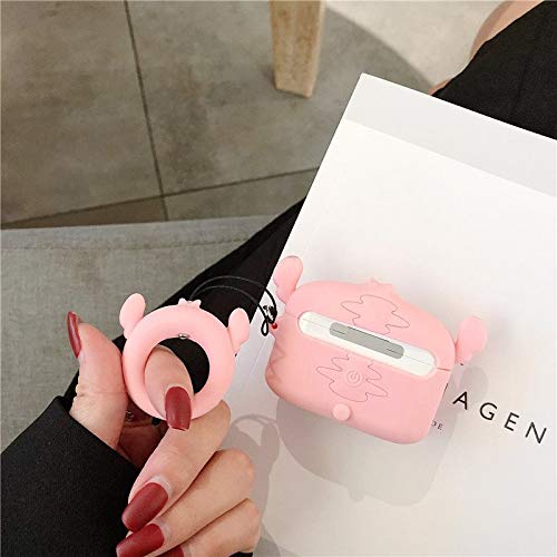 Cocomii 3D Airpods Pro Case - 3D Cartoon - Slim - Lightweight - Matte - Keychain Ring 3D Cartoon Characters Cartoon - Luxury Aesthetic Headphone Case Cover Compatible With Apple Airpods Pro (Angel) #TOP2