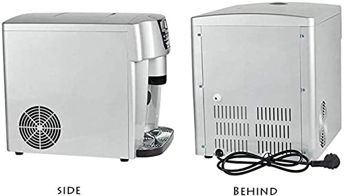 Tragbare Eiswürfelmaschine mit Wasserspender, schneller Gefrierschrank für Zuhause und Gewerbe, automatisch/manuelle Wasseraufnahme 10 kg/24 Stunden 8 Tragbare Eiswürfelmaschine mit Wasserspender, schneller Gefrierschrank für Zuhause und Gewerbe, automatisch/manuelle Wasseraufnahme 10 kg/24 Stunden