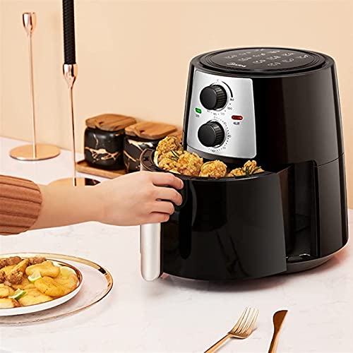 YYDMBH Mini Backofen Fritteuse Haushalt mit großer Luftöl-freier und rauchfreier Luft vollautomatischer elektrischer… – Bild 3
