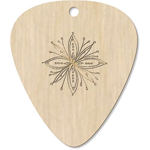 Azeeda 7 x ‘Abstrait Fleur’ médiator/pic de Guitare (GP00026666) - Les Beatles, Paul McCartney, John Lennon, RIngo Starr, George Harrison Azeeda 7 x 'Abstrait Fleur' médiator/pic de Guitare (GP00026666)
