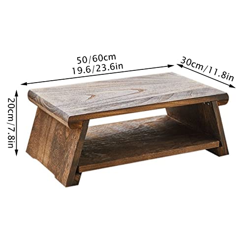 Table basse japonaise pliable pour petits espaces et rangement facile - 3