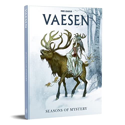 Free League Publishing Vaesen: Seasons of Mystery Gioco di Ruolo Copertina Rigida Espansione Avventura, Nordic Horror Fantasy Adventure, Adulti, Adolescenti età 14+
