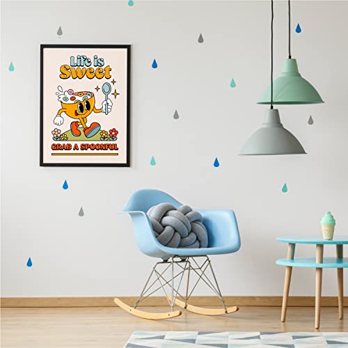 Palettes And Prints Retro Posters For Room Aesthetic, Cute Posters, Cute Wall Decor, Retro Wall Decor, 70 Room Decor, Retro Poster, Retro Wall Art For Kitchen, Bedroom, Dorm Room, Apartment (Unframed) #TOP5