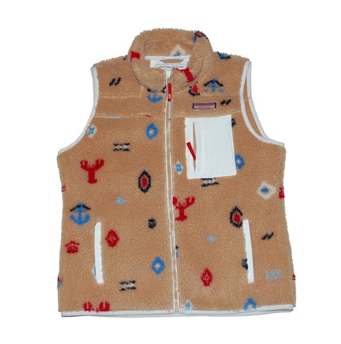 vineyard vines Girl Printed Supershep Vest XL 16