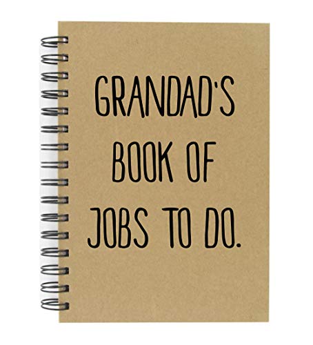 Spanish grandad's Book of Trabajos To Do A5 Kraft Notebook Cuaderno Kraft A5 del libro de Trabajos To Do del abuelo