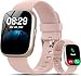Smartwatch Damen Herren, 1.83" HD Fitness Tracker mit Alexa/Telefonfunktion, 120+Sportmodi Fitnessuhr mit Herzfrequenz/Schlafmonitor/... IP68 Smart Watch Sportuhr für Android iOS, Rosa