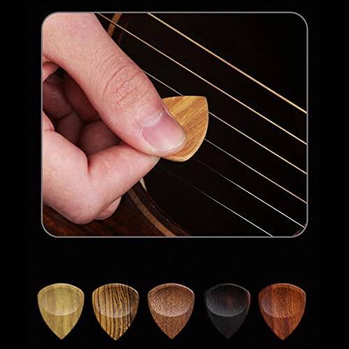 Boîte de Sélection de Guitare en Bois Contenant de Médiators de Guitare avec 5 Pièces de Médiators de Guitare étui de Sélection Portable avec une Apparence Douce - Les Beatles, Paul McCartney, John Lennon, RIngo Starr, George Harrison Boîte de Sélection de Guitare en Bois Contenant de Médiators de Guitare avec 5 Pièces de Médiators de Guitare étui de Sélection Portable avec une Apparence Douce – Image 4