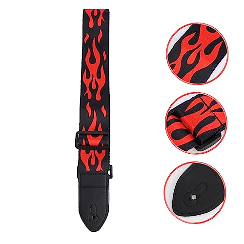 TOYANDONA Sangle De Guitare Acoustique Sangle De Basse Sangle De Guitare Basse Confort Sangle De Guitare Électrique Sangle De Guitare Réglable Sangle De Guitare Rouge Pu Guitare Bandoulière - Les Beatles, Paul McCartney, John Lennon, RIngo Starr, George Harrison TOYANDONA Sangle De Guitare Acoustique Sangle De Basse Sangle De Guitare Basse Confort Sangle De Guitare Électrique Sangle De Guitare Réglable Sangle De Guitare Rouge Pu Guitare Bandoulière – Image 6