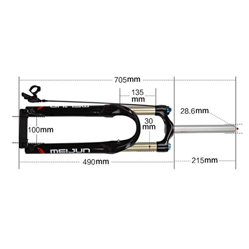 Fourche de vélo VTT pour explorer les sentiers de montagne - 6