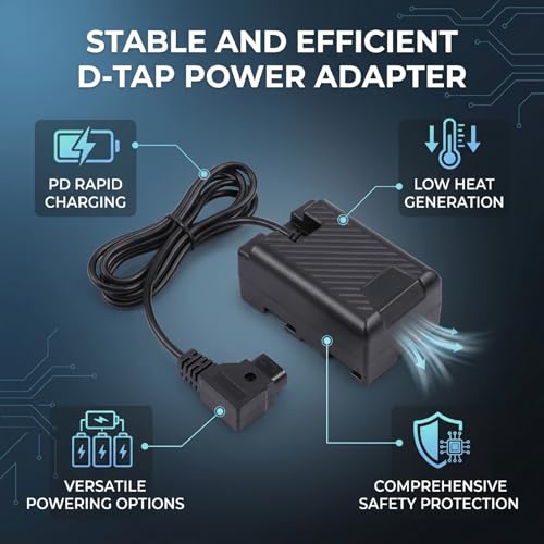 Bateria simulada BP U30 con conector D Tap de carga rapida para camaras 4