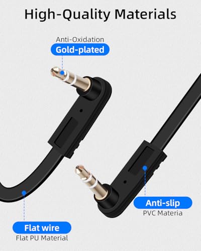 Cable de audio 3.5mm a 3.5mm 0.5ft 2 unidades miniatura 5