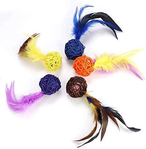 Amazon.com : 5PCS Cat Catch Chewing Toys, Pet Kitten Kitten Plush Play