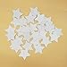 Double Sided Twinkle Twinkle Little Star Party Table Decor Confetti Silver 2 Inches Pack of 50