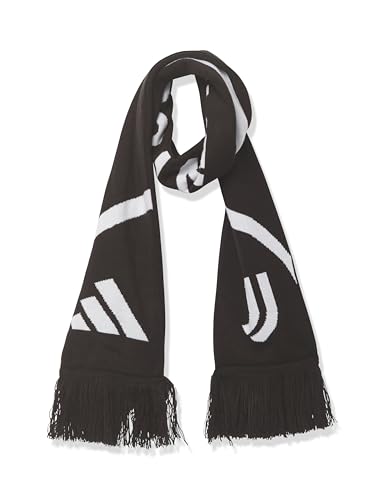 adidas Unisex-Adult Juventus Home Scarf, Black/White, No Size