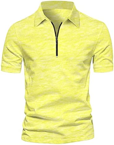 Golf Shirts for Men Short Sleeve Button Collar
