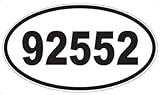 US Decal, Inc. Number 92552 Oval Sticker