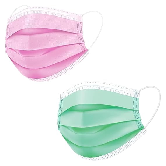 Image of Reusable Surgical Style Face Mask | Breathable & Comfortable | ISO Certified Protection for Dust & Pollution