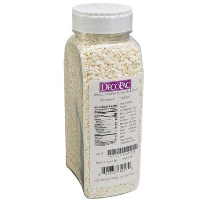 19.5 oz White Confetti Quin Mix