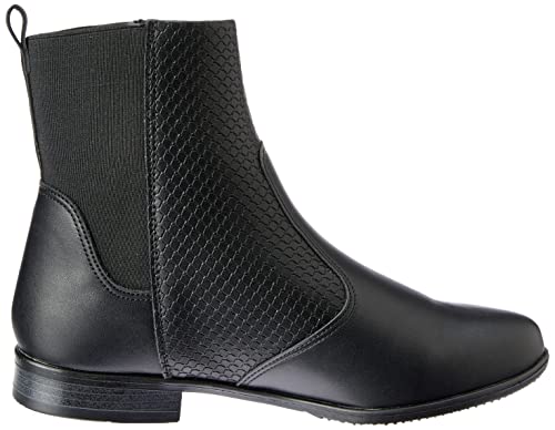 Bota Beira Rio Estilo Chelsea Napa Berlim Piton Salto Baixo,Preto, 37