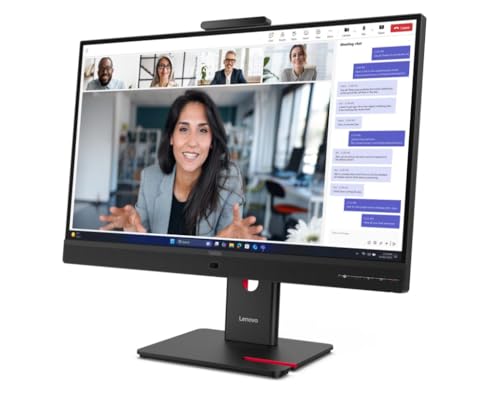 ThinkVision T27QD-4v monitor con webcam para evitar cables y optimizar tus videollamadas