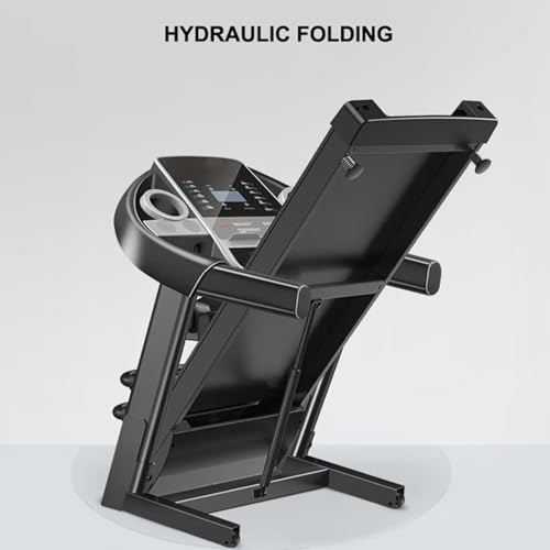 Image of Foldable Motorised Treadmill,with Sit Ups Rack & Massage Head Electric Treadmill for Home, Folding Walking Running Machine with LCD Sn