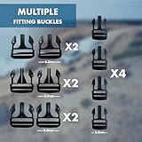 Purely Outdoors Awning Tie Down Kit Storm Straps - Storm Straps & Buckle Clips For Caravan Full & Porch Awnings, Universal Fitment With Springs & Anchors - Image 3