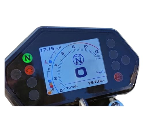 Compteur rayé Benelli 302S résolu film protection moto