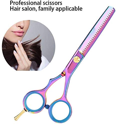 Ciseaux à cheveux en acier inoxydable ensemble de coiffure avec étui - 4