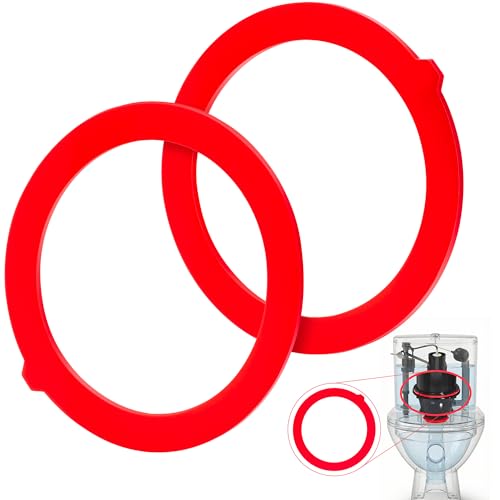 Flush Valve Seal for Kohler GP1059291 2 Pack Upgraded Silicone Canister Seal Replacement for Kohler Toilets Stops Leaks & Ghost Flushing Easy Install Fits K-GP1059291 K-4436 Models