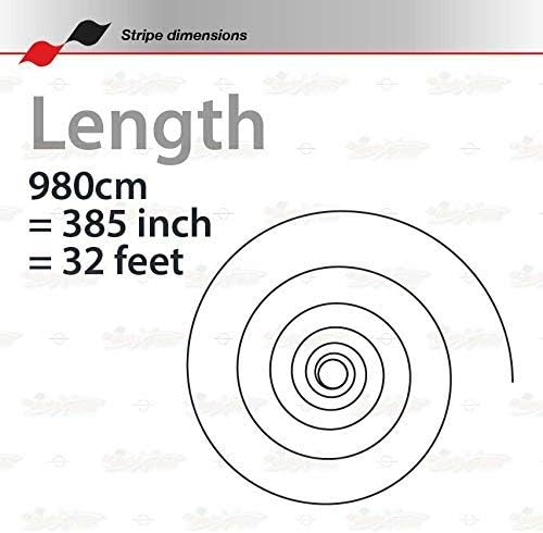 Miniatura 3 de Rollo de rayas de 2 pulgadas a 1.969 in para detalles, línea autoadhesiva para automóvil, motocicleta, camión, bicicleta, modelo, pasatiempos, cinta