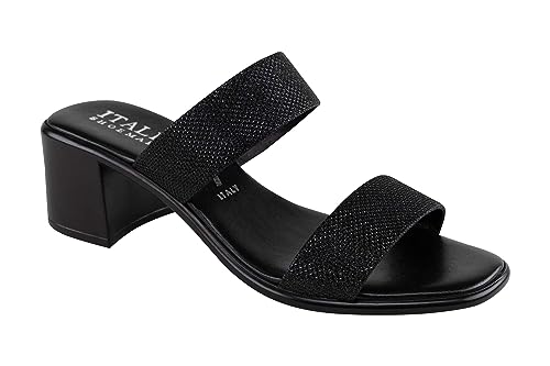Italian Shoemakers Frannie - Heel Sandal Silver 7 #TOP7