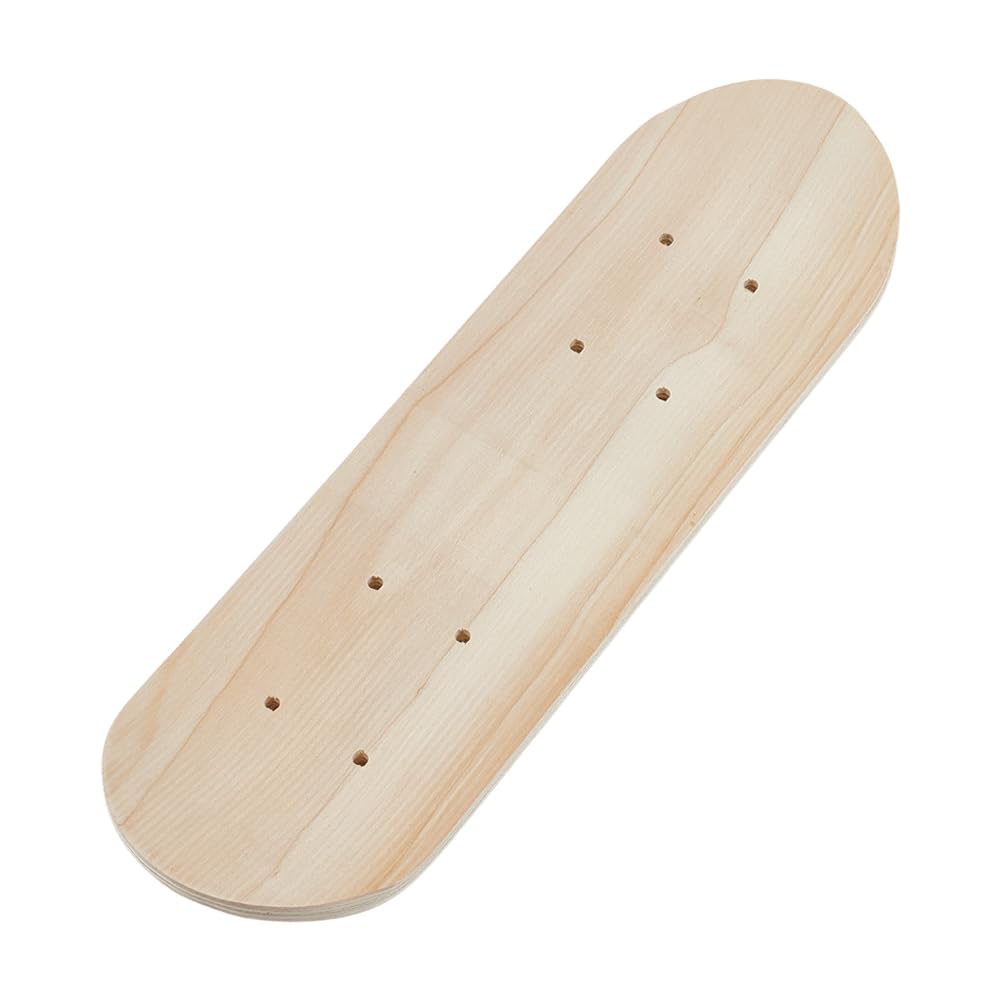 OLYCRAFT 43 x 12.6cm Großes Unbedrucktes DIY Skateboard Deck Aus Holz – Doppelseitige Graffiti Platte Für Individuelle Skateboard Projekte Und Einzigartige Künstlerische Designs