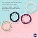 Goody Holiday Ball Coils - 4 Count, Assorted - Jelly Bands Ponytailers Hair Accessories for Men, Women, Boys and Girls to Style With Ease and Keep Your Hair Secured - For All Hair Types