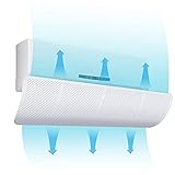 Déflecteur climatiseur universel, air climatisé Vento délecteur, déviateur d'air climatisé, blanc, 27 x 90 cm