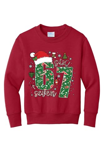 Ugly Christmas crewneck sweatshirt for kids and teens
