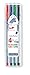 Produktbild Staedler Triplus 338 Fasermaler, feine Spitze, 4 Farben
