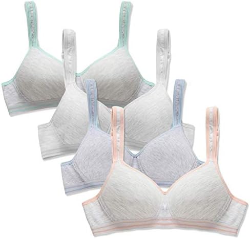 SALIA GIRL Soft Padded Bras for Girls & Teens 12-14, No Wires Cotton Developed Training Bras