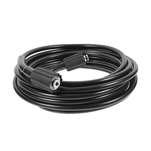 ifundom Tubo Alta Pressione Della Macchina Per La Pulizia Flettere Flessibile Tubo Dell'acqua Leggero Idropulitrice Da Giardino Manichetta Della Lavatrice Alto Lavaggio Gomma Pvc Black