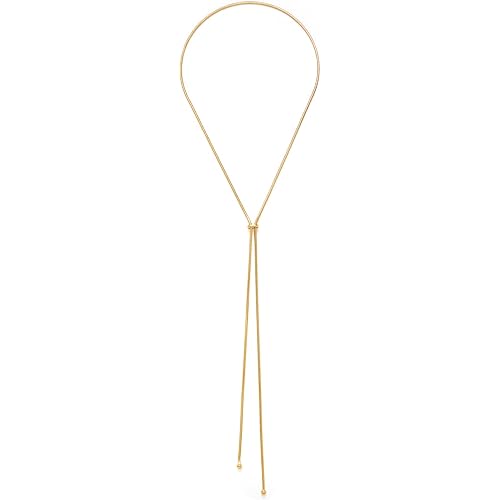 Gold Silver Necklace for Women Y Chain Adjustable Gold Long Necklaces Fashion Dainty Jewelry