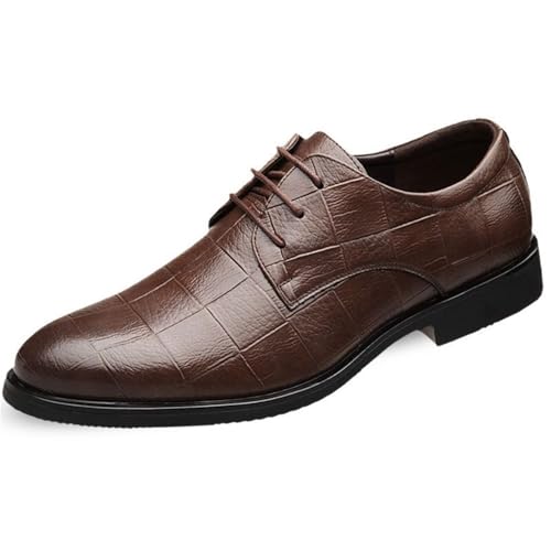 Formal Shoes Dress Oxford for Mens Vintage Lace Up Prom Round Toe Spanish Leather Casual Business Anti-Slip Dress2