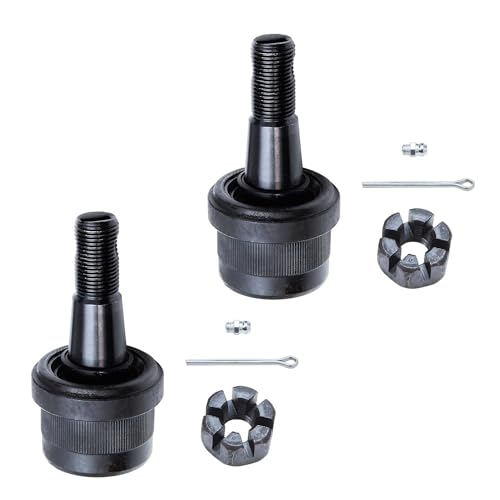 Image of Detroit Axle - Front Lower Control Arms w /Ball Joints + Tie Rod Ends Kit Replacement for 2007-2018 Jeep Wrangler JK - 8pc Set