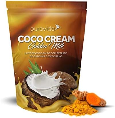 Puravida Coco Cream Golden Milk Pacote 250 g