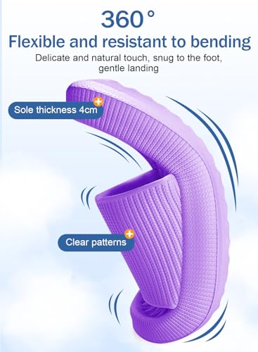 URbazaar Pillow Slides Slippers for Women Men Cloud Slippers Soft Massage House Bath Slippers Quick Drying Non-Slip Soft Lightweight Open Toe Sandals Slipper