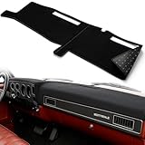 MusTree Dash Cover Mat Fit for 1981 1982 1983 1984 1985 1986 1987 Chevy Chevrolet C10 C20 C30 K10 K20 K30 Accessories Dashboard Cover Pad
