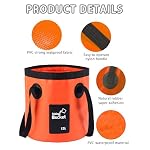 Collapsible Bucket with Handle, Lightweight 5 Gallon 20L - Image 3