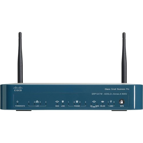 CISCO SRP547 ADSL2+ Annexa 802.11N Fcc 4FXS/1FXO